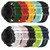 For Amazfit GTR 2e 22mm Checkered Two-Color Silicone Watch Band(Lime Green+Black)
