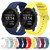 For Garmin Forerunner 245 20mm Solid Color Soft Silicone Watch Band(Burgundy)