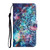 For iPhone 14 Pro Max 3D Colored Drawing Flip Leather Phone Case (Star Mandala)