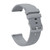 For Garmin VivoMove Luxe 20mm Solid Color Soft Silicone Watch Band(Grey)