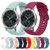 For Garmin VivoMove Luxe 20mm Solid Color Soft Silicone Watch Band(Grey)