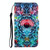 For iPhone 14 3D Colored Drawing Flip Leather Phone Case (Mandala)
