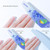 GJ0507 6 In 1 Nail Art Tools Polish Nails Scrub Strips(Watercolor)