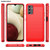 For Samsung Galaxy A04s Brushed Texture Carbon Fiber TPU Case(Red)