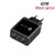 45W PD25W + 2 x QC3.0 USB Multi Port Charger with USB to Micro USB Cable, EU Plug(Black)