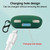 Pure Color Bluetooth Earphone Silicone Protective Case with Carabiner For Skullcandy Push Active(Black)