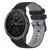 For Garmin Vivoactive3 Music 20mm Checkered Two-Color Silicone Watch Band(Black+Grey) For Garmin Vivoactive3 Music 20mm Checkered Two-Color Silicone Watch Band(Black+Grey)