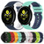 For Samsung Galaxy Watch Active 40mm 20mm Checkered Two-Color Silicone Watch Band(Amy Green+Black) For Samsung Galaxy Watch Active 40mm 20mm Checkered Two-Color Silicone Watch Band(Amy Green+Black)
