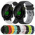 For Garmin Forerunner 158 20mm Checkered Two-Color Silicone Watch Band(Pink+White)