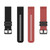 For Huawei Watch GT2 42mm 20mm Checkered Two-Color Silicone Watch Band(Red+Black)