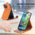 For iPhone 14 Pro Max  Zipper Wallet Vertical Flip Leather Phone Case(Brown)