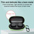 Pure Color Bluetooth Earphone Silicone Case For Sony WF-XB700(Black)