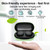 Pure Color Bluetooth Earphone Silicone Case For Sony WF-XB700(Black)