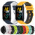 For Honor Watch ES 20mm Checkered Two-Color Silicone Watch Band(Amy Green+Black) For Honor Watch ES 20mm Checkered Two-Color Silicone Watch Band(Amy Green+Black)