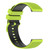 For Samsung Galaxy Watch4 40mm 20mm Checkered Two-Color Silicone Watch Band(Lime Green+Black)