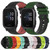 For Garmin Venu SQ 20mm Checkered Two-Color Silicone Watch Band(Dark Blue+White)