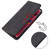For OPPO A55 5G Calf Texture Magnetic Flip Leather Phone Case(Black)