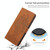 For iPhone 14 Plus Tiger Flower Embossing Leather Phone Case (Brown)