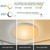 WiFi Bluetooth 2.4G Remote Control LED Ceiling Light, Voltage: US Standard 110V-130V(RGBCW White)