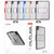 Mutural Transparent Holder Tablet Case For iPad Air 2022/ 2020 10.9(Navy Blue)