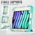 For iPad mini 6 Bracelet Holder Silicone + PC Tablet Case(Colorful Blue)