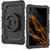For Samsung Galaxy Tab S8 / S7 Bracelet Holder Silicone + PC Tablet Case(Black) For Samsung Galaxy Tab S8 / S7 Bracelet Holder Silicone + PC Tablet Case(Black)