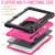 For Samsung Galaxy Tab S8 / S7 Bracelet Holder Silicone + PC Tablet Case(Rose Red) For Samsung Galaxy Tab S8 / S7 Bracelet Holder Silicone + PC Tablet Case(Rose Red)
