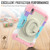 For iPad mini 6 Bracelet Holder Silicone + PC Tablet Case(Colorful Pink)