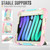 For iPad mini 6 Bracelet Holder Silicone + PC Tablet Case(Colorful Pink)