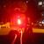 2 PCS LED Rechargeable Bicycle Warning Strip Tail Light(OPP Red Light)