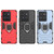 For vivo iQOO 10 Pro 5G PC + TPU Shockproof Protective Phone Case with Magnetic Ring Holder(Red)