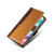 For vivo iQOO 10 Contrast Color Side Buckle Leather Phone Case(Dark Brown + Gold)