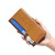 For vivo iQOO 10 Contrast Color Side Buckle Leather Phone Case(Dark Brown + Gold)
