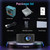 T200 1500LM 1920x1080P LED Mini Projector, EU Plug(Black)