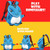 Cartoon School Bag Dinosaur Backpack For Children(Blue)