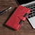 For iPhone 14 Skin Feel Magnetic Buckle Leather Phone Case (Red)