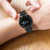 For Samsung Galaxy Watch 5 Pro 45mm 20mm Round Tail Silicone Watch Band(Black)