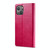 For iPhone 14 Plus LC.IMEEKE Calf Texture Horizontal Flip Leather Case (Red)