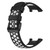 For Xiaomi Mi Band 7 Pro Two-Color Breathable Silicone Watch Band(Black+White)