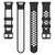 For Xiaomi Mi Band 7 Pro Two-Color Breathable Silicone Watch Band(Black+White)