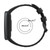 For Xiaomi Mi Band 7 Pro Two-Color Breathable Silicone Watch Band(Black+White)