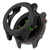 For Garmin Forerunner 255 Armor Hollow TPU Watch Case(Black)