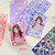 10 PCS Jelly Bubble Sticker Smudged Color Handbook Sticker(Blue)