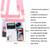 Tteoobl T-019A Sundries Storage Bag Phone Waterproof Shoulder Messenger Bag, Size: One Code(Pink)
