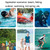 Swimming Diving Transparent TPU Dustproof and Waterproof Mobile Phone Bag(Light Blue)