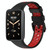 For Xiaomi Mi Band 7 Pro Two-Color Breathable Silicone Watch Band(Black+Red)