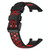 For Xiaomi Mi Band 7 Pro Two-Color Breathable Silicone Watch Band(Black+Red)