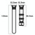 For Xiaomi Mi Band 7 Pro Two-Color Breathable Silicone Watch Band(Black+Red)