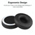 2 PCS For Sony MDR-XB450AP / XB550 / XB650 / XB400 Earphone Cushion Cover Earmuffs Replacement Earpads with Mesh(Red)