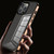 For iPhone 14 Pro Max 3 in 1 Electroplated Frame Phantom Phone Case (Grey)